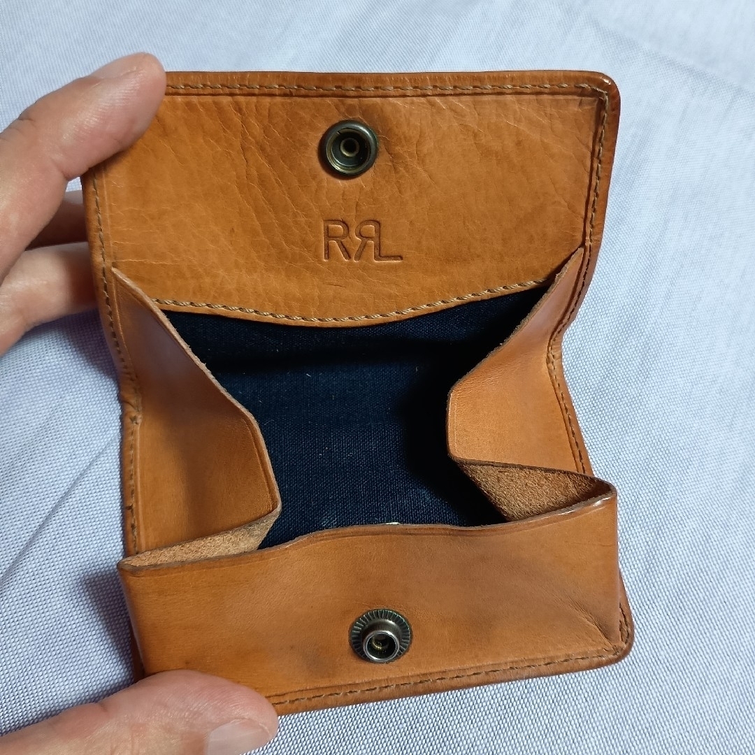 RRL - RRL(ダブルアールエル)コンチョレザーコインケースの RRL - RRL(ダブルアールエル)コンチョレザーコインケースの