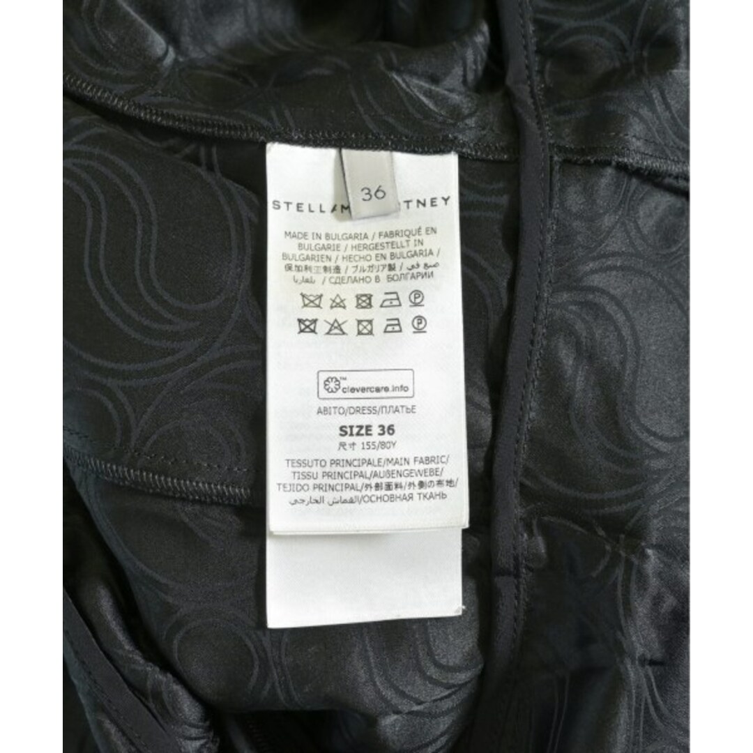 Stella McCartney - STELLA McCARTNEY ワンピース 36(S位) 黒 Stella McCartney - STELLA McCARTNEY ワンピース 36(S位) 黒