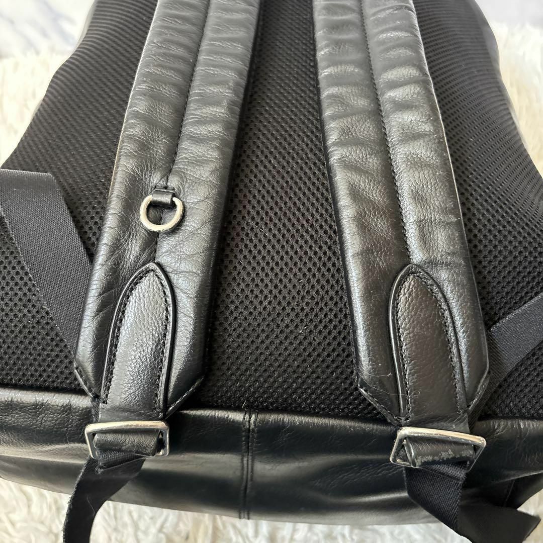 COACH - コーチ レザー バックパック リュック チャールズ ロゴ COACH - コーチ レザー バックパック リュック チャールズ ロゴ