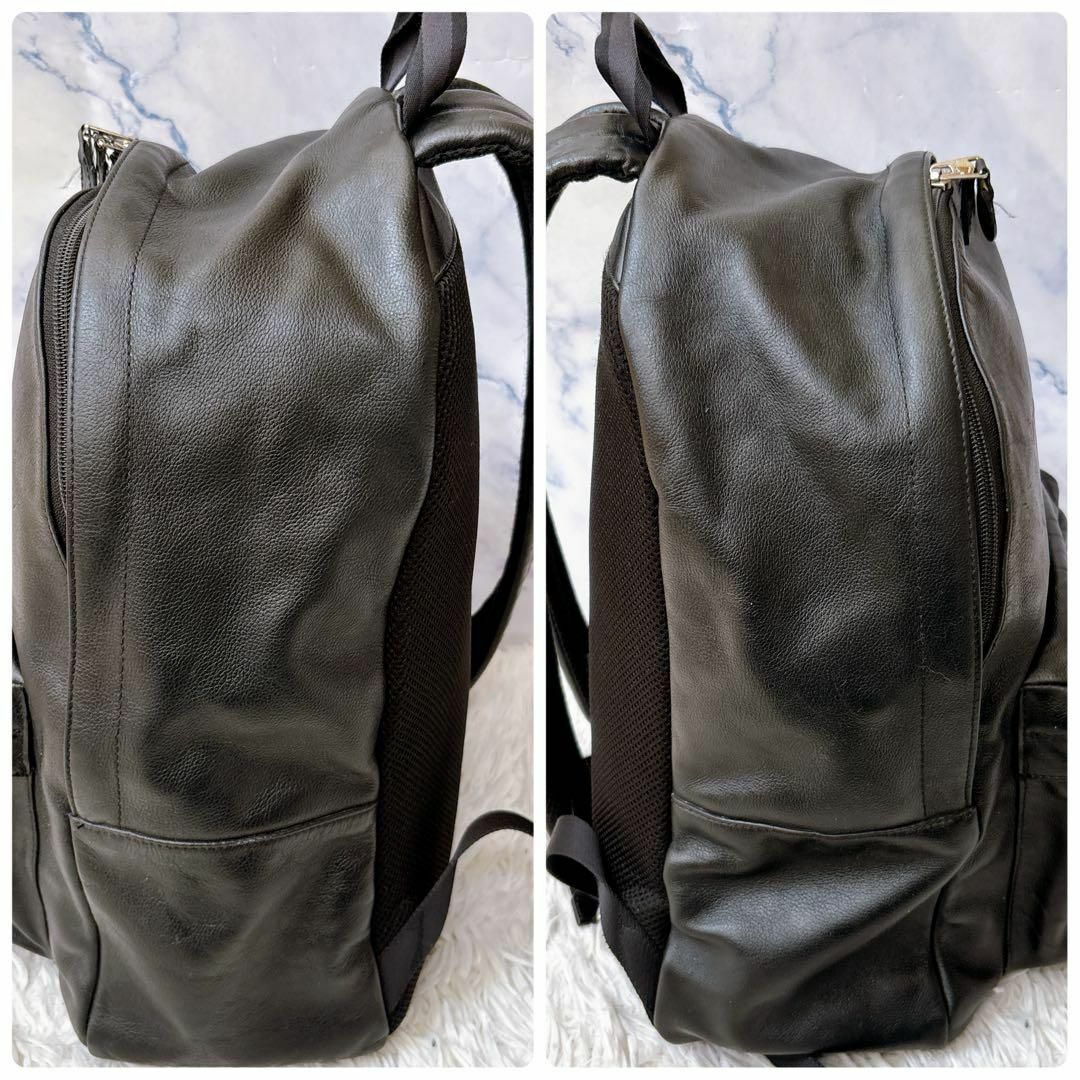 COACH - コーチ レザー バックパック リュック チャールズ ロゴ COACH - コーチ レザー バックパック リュック チャールズ ロゴ