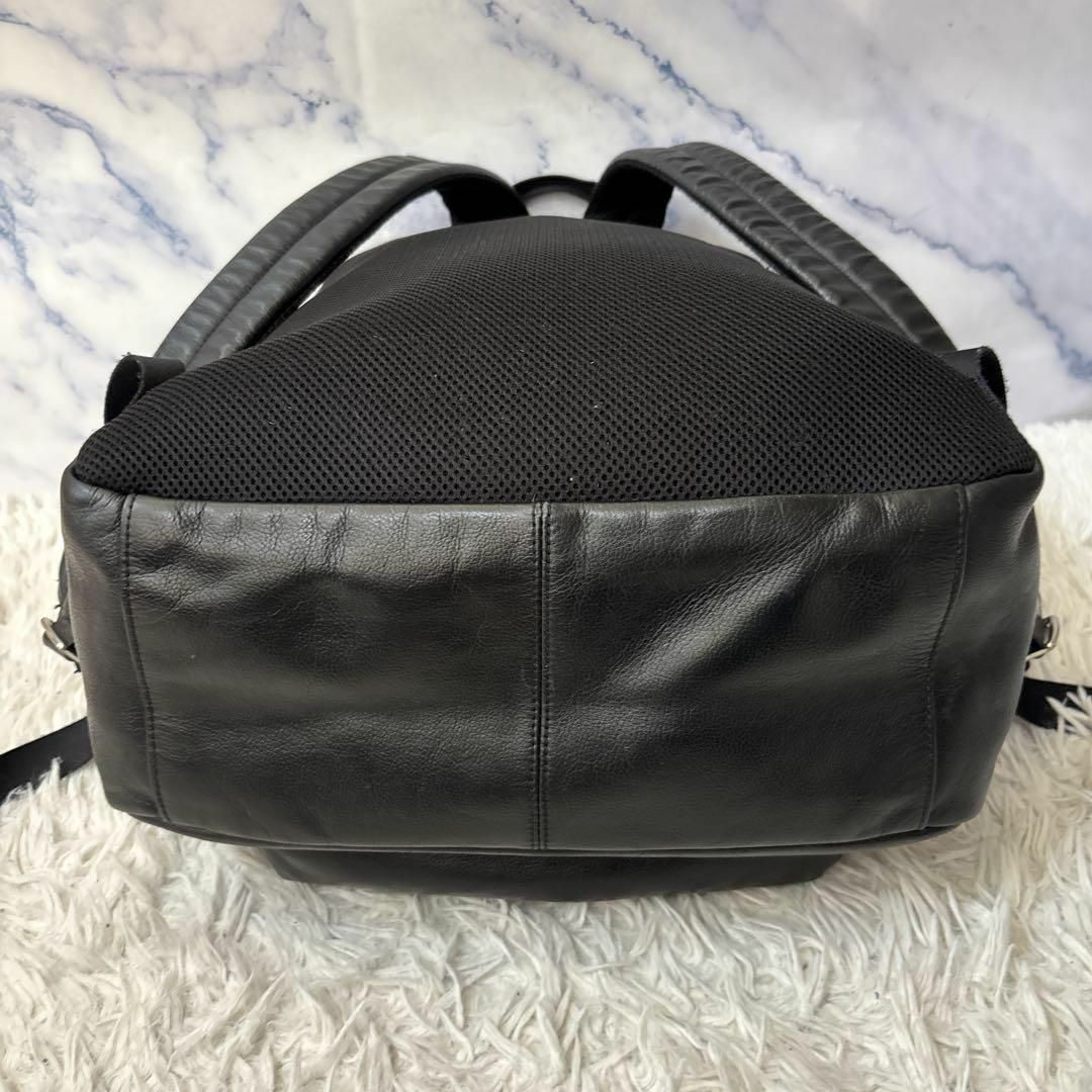 COACH - コーチ レザー バックパック リュック チャールズ ロゴ COACH - コーチ レザー バックパック リュック チャールズ ロゴ