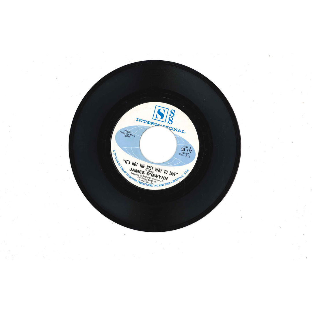 7” James Ogwynn Its Not The Best Way To Live SSS712 SSS INTERNATIONAL US /00080 エンタメ/ホビーのエンタメ その他(その他)の商品写真