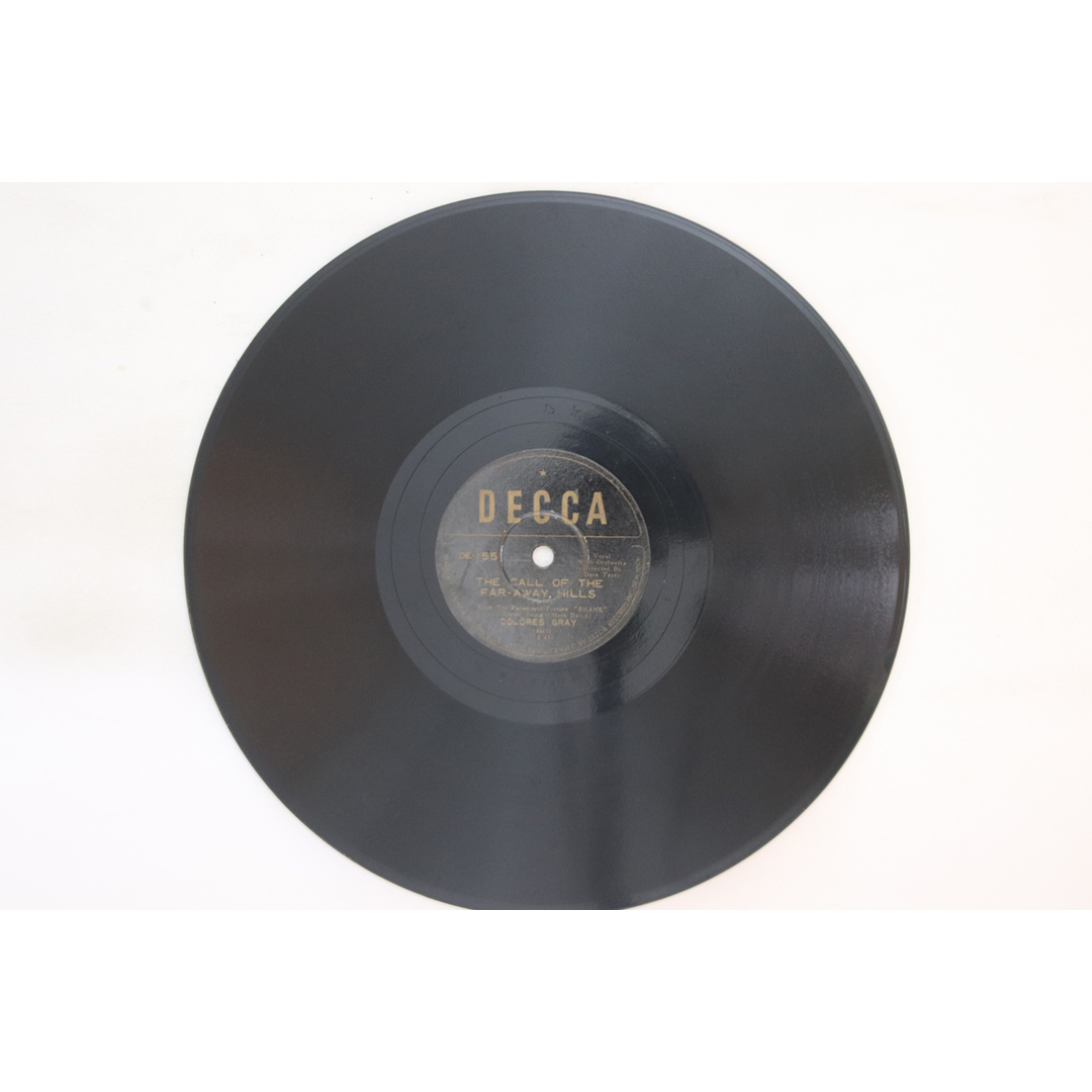78RPM/SP Dolores Gray Call Of The Far-away Hills DE155 DECCA Japan /00500 エンタメ/ホビーのエンタメ その他(その他)の商品写真