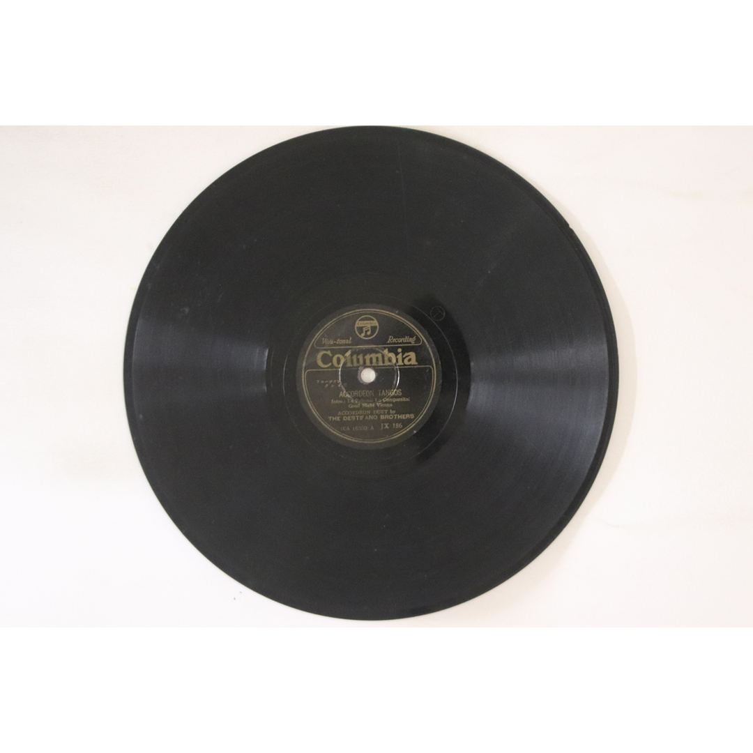 78RPM/SP Destif Ano Brothers Accordeon Tangos / Viennese Waltz Medley JX186 COLUMBIA /00500 エンタメ/ホビーのエンタメ その他(その他)の商品写真