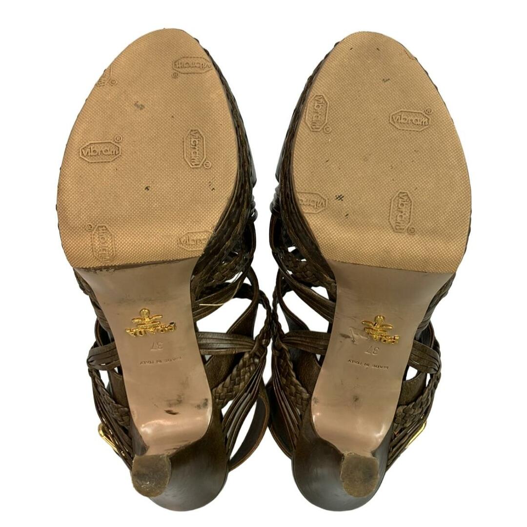 PRADA - プラダ PRADA バックストラップサンダル レディース 37 PRADA - プラダ PRADA バックストラップサンダル レディース 37