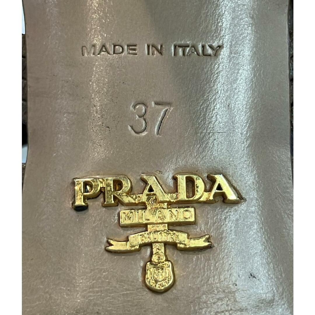 PRADA - プラダ PRADA バックストラップサンダル レディース 37 PRADA - プラダ PRADA バックストラップサンダル レディース 37