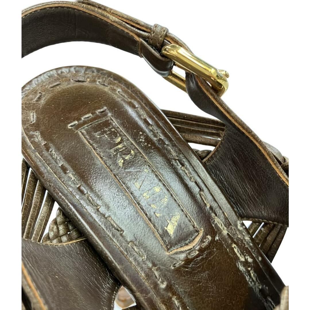 PRADA - プラダ PRADA バックストラップサンダル レディース 37 PRADA - プラダ PRADA バックストラップサンダル レディース 37