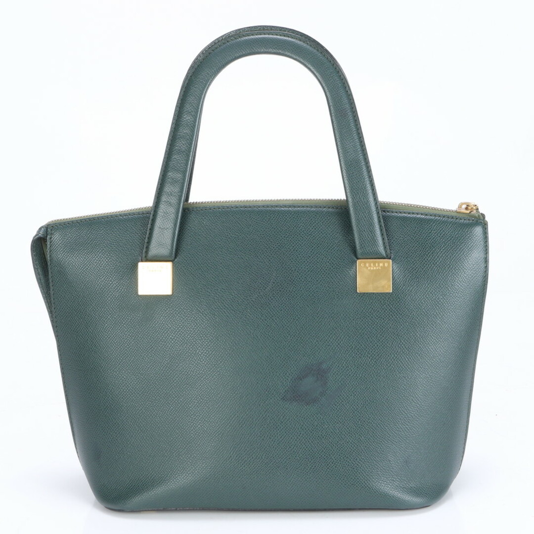 CELINE - 美品 セリーヌ レザー トート バッグハンド トップ CELINE - 美品 セリーヌ レザー トート バッグハンド トップ