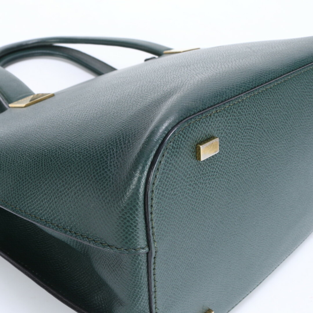 CELINE - 美品 セリーヌ レザー トート バッグハンド トップ CELINE - 美品 セリーヌ レザー トート バッグハンド トップ