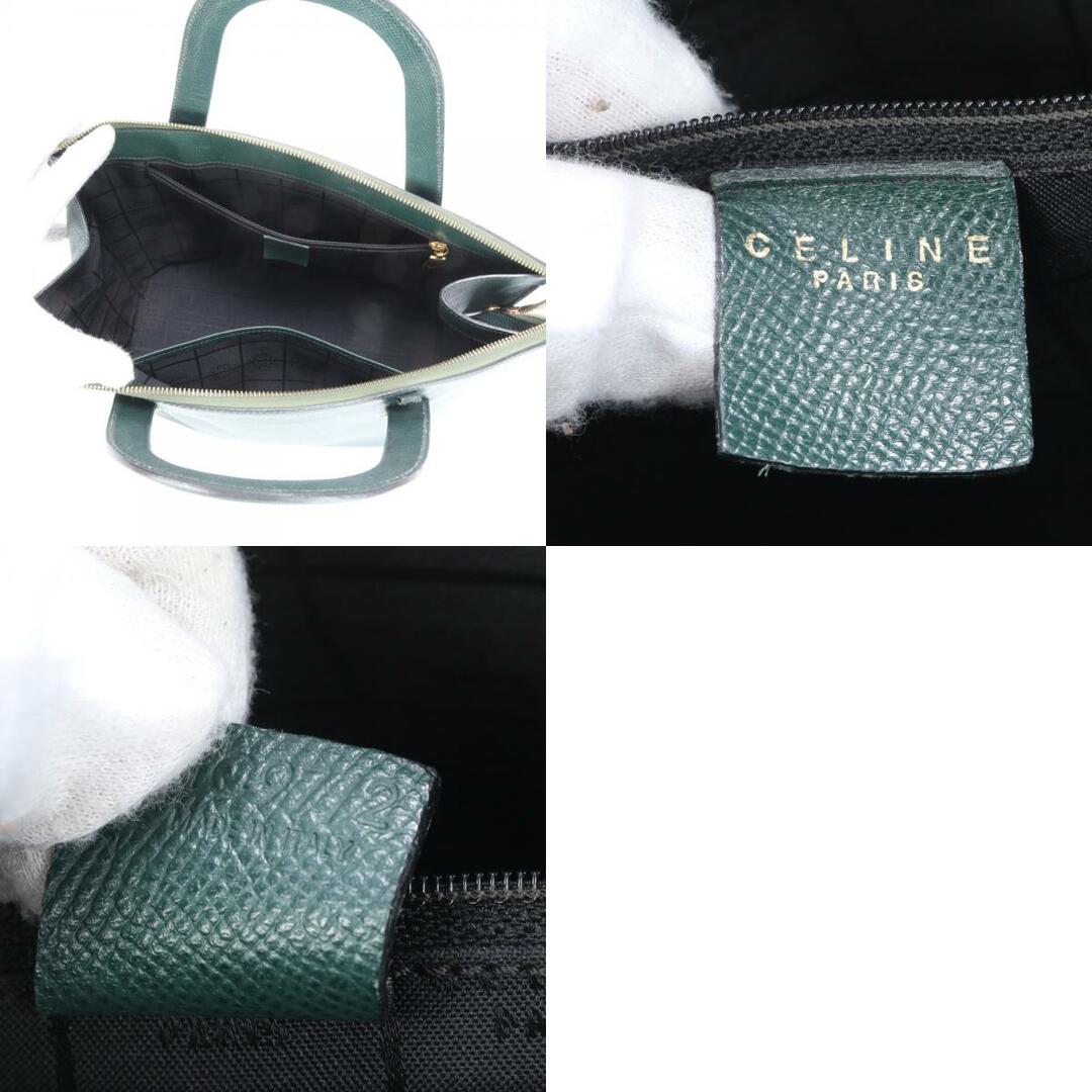 CELINE - 美品 セリーヌ レザー トート バッグハンド トップ CELINE - 美品 セリーヌ レザー トート バッグハンド トップ