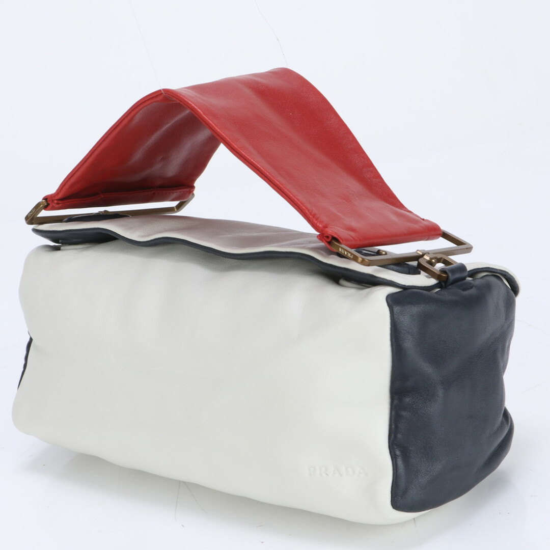 PRADA - 極美品 プラダ レザー ハンドバッグ ミニ ボストン PRADA - 極美品 プラダ レザー ハンドバッグ ミニ ボストン