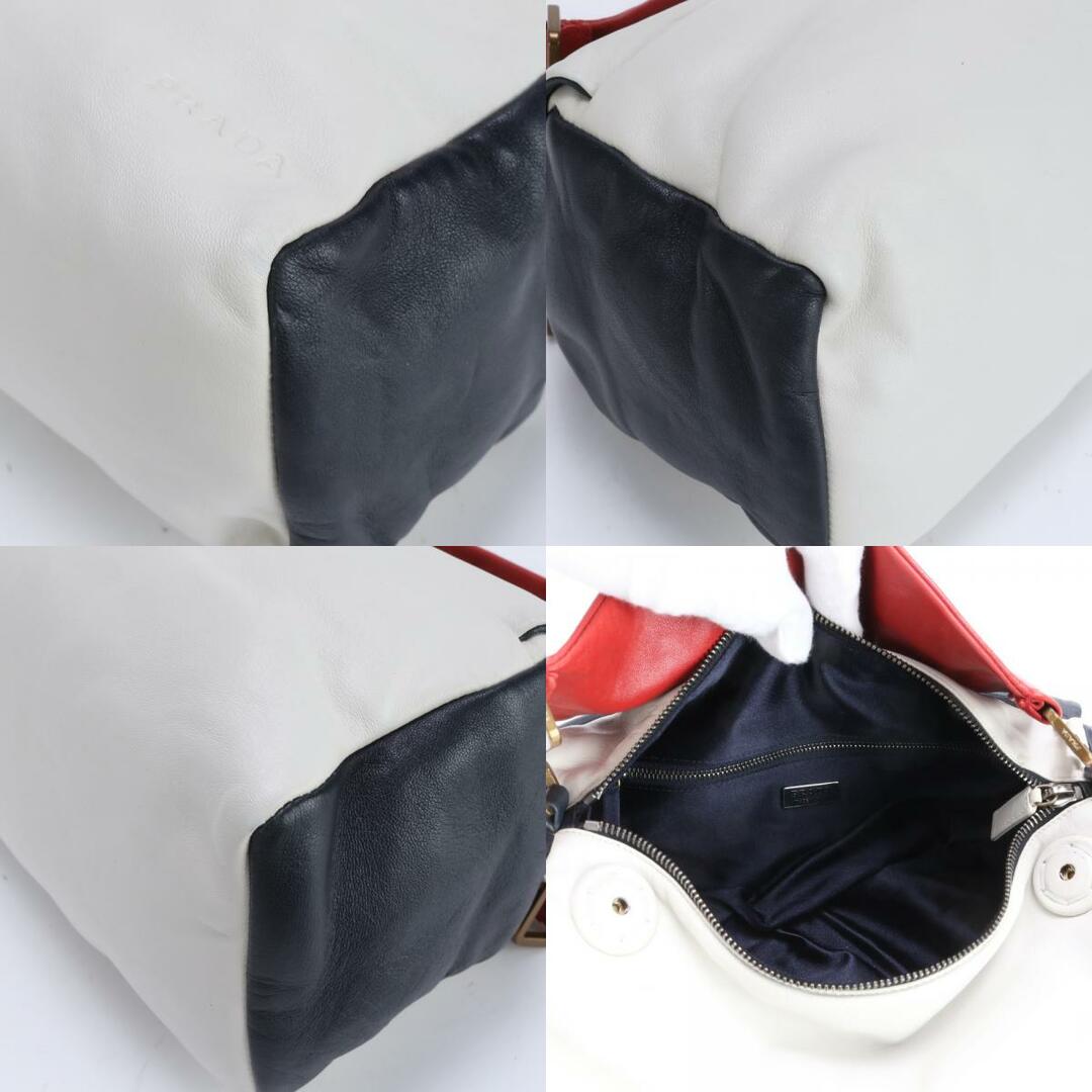 PRADA - 極美品 プラダ レザー ハンドバッグ ミニ ボストン PRADA - 極美品 プラダ レザー ハンドバッグ ミニ ボストン