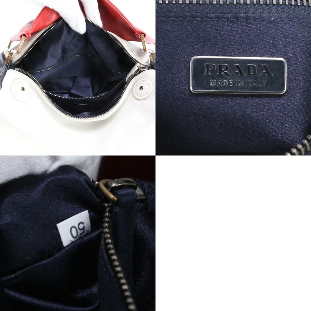 PRADA - 極美品 プラダ レザー ハンドバッグ ミニ ボストン PRADA - 極美品 プラダ レザー ハンドバッグ ミニ ボストン