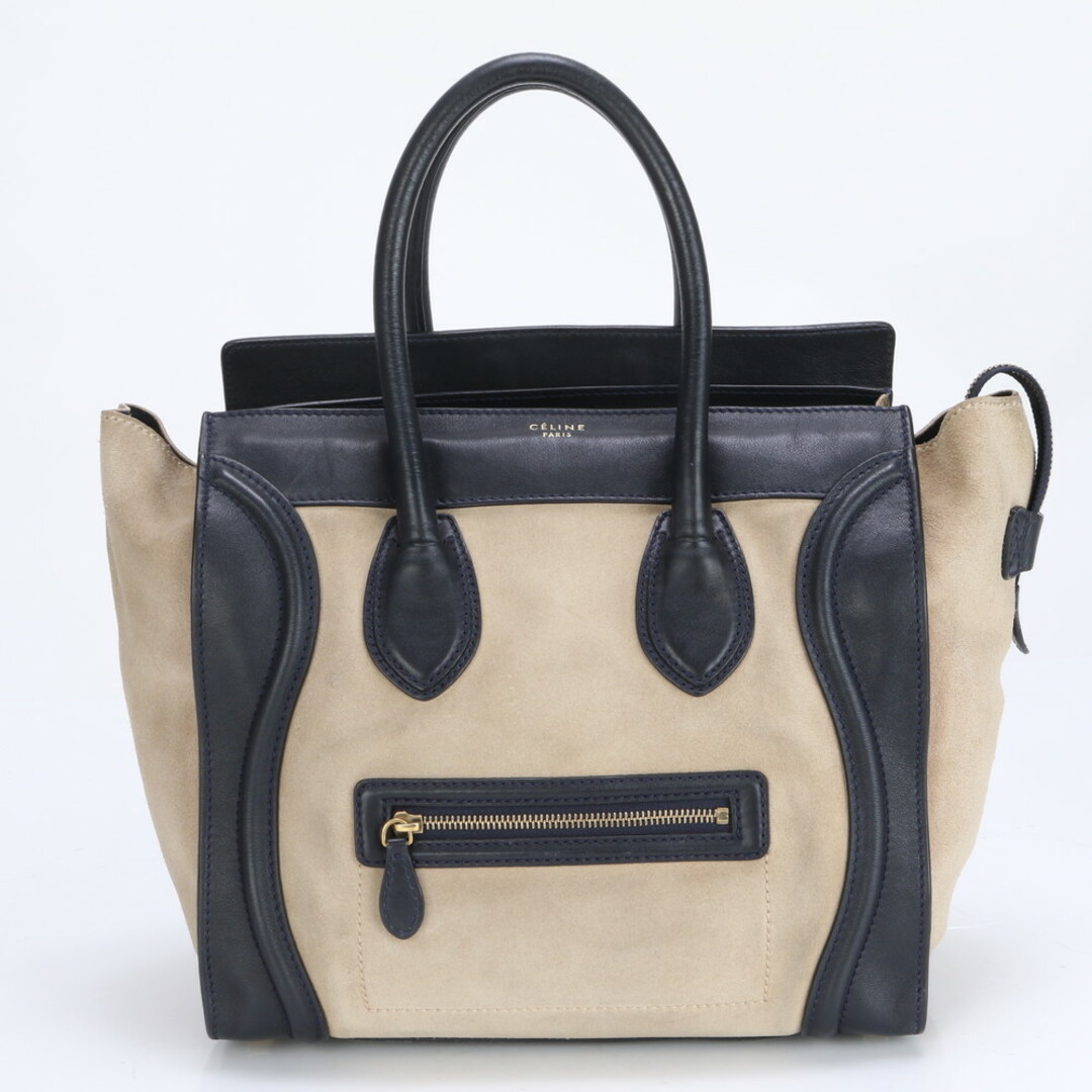 CELINE - 極美品 セリーヌ ラゲージ ミニ ショッパー レザー CELINE - 極美品 セリーヌ ラゲージ ミニ ショッパー レザー