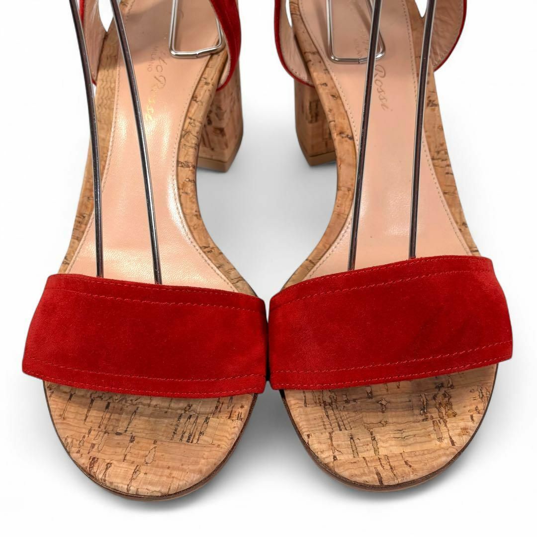 Gianvito Rossi - ジャンヴィトロッシ 37 24 スエード サンダル Gianvito Rossi - ジャンヴィトロッシ 37 24 スエード サンダル