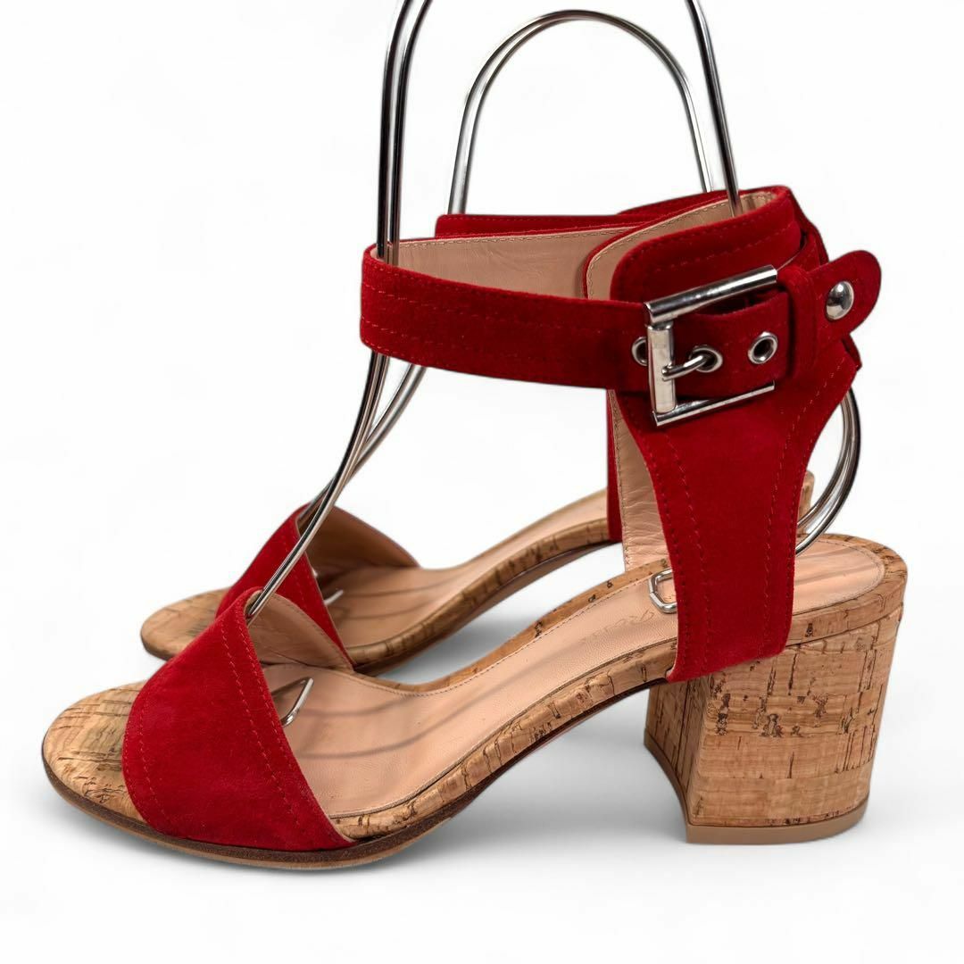 Gianvito Rossi - ジャンヴィトロッシ 37 24 スエード サンダル Gianvito Rossi - ジャンヴィトロッシ 37 24 スエード サンダル