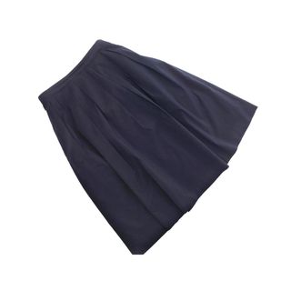 BARNEYS NEW YORK バーニーズ ニューヨーク フレア スカート size38/紺 ■■ レディース(ロングスカート)