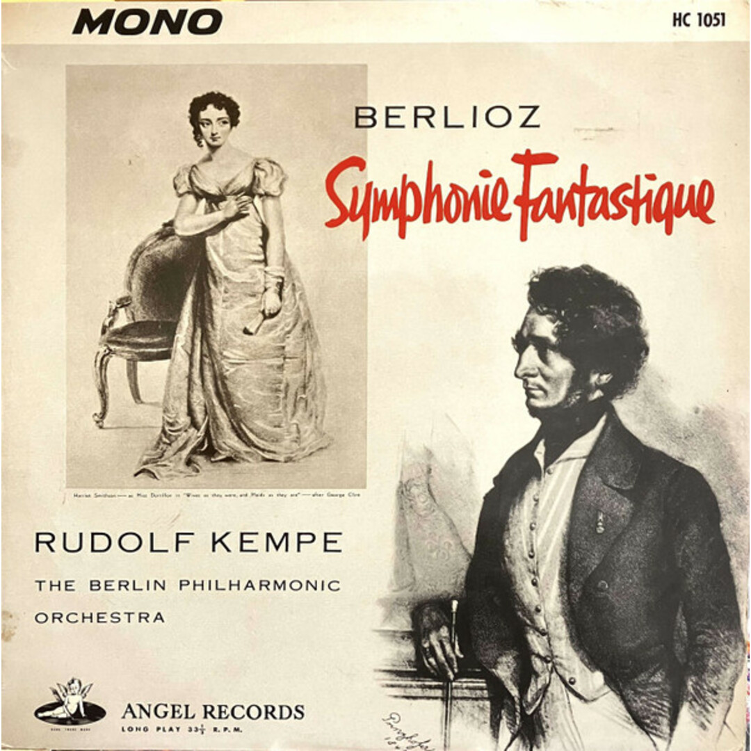 LP Berlioz, Rudolf Kempe, Berlin Philharmonic Orchestra Symphonie Fantastique Op. 14 HC1051 ANGEL /00260 エンタメ/ホビーのエンタメ その他(その他)の商品写真