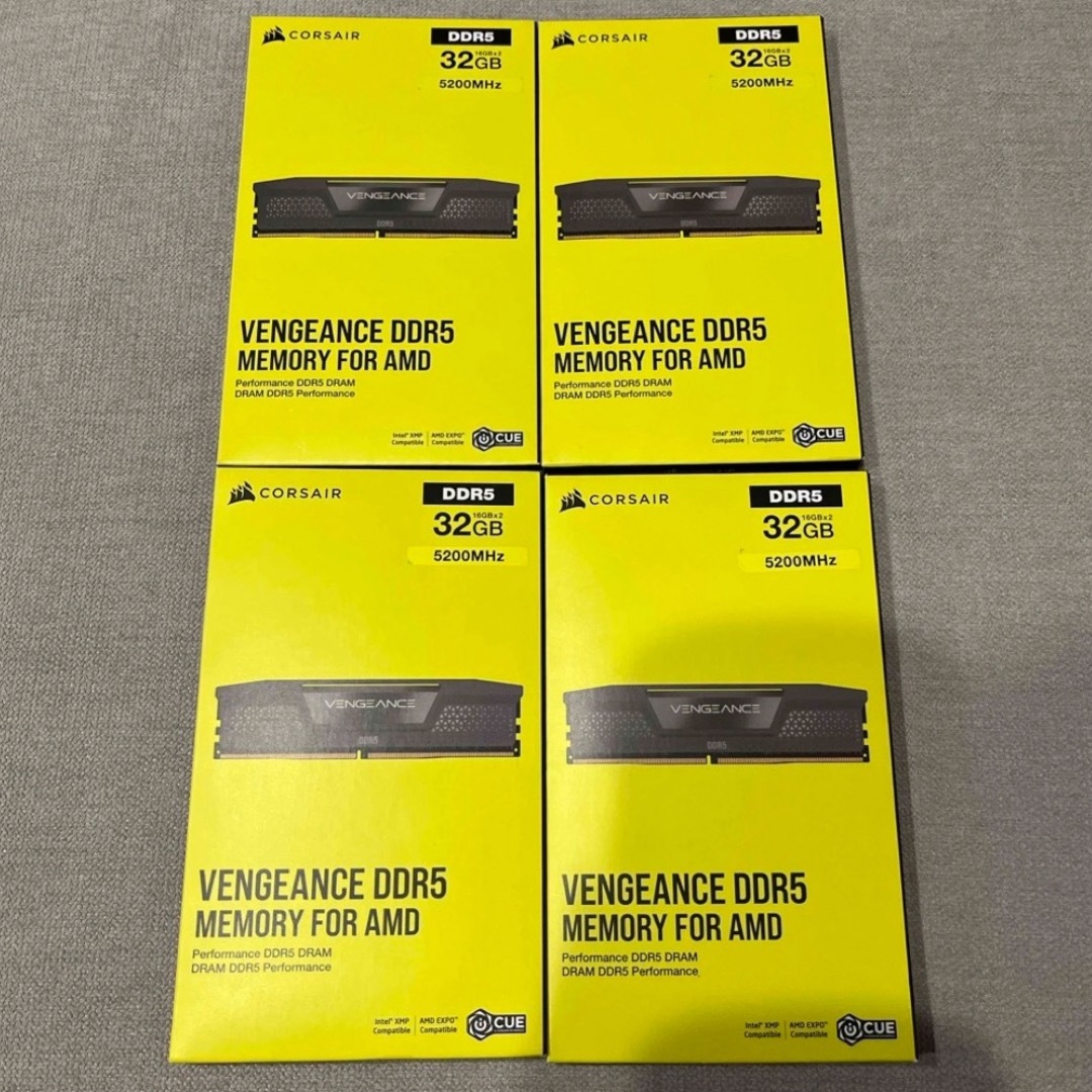 CORSAIR メモリ4点 スマホ/家電/カメラのPC/タブレット(PCパーツ)の商品写真