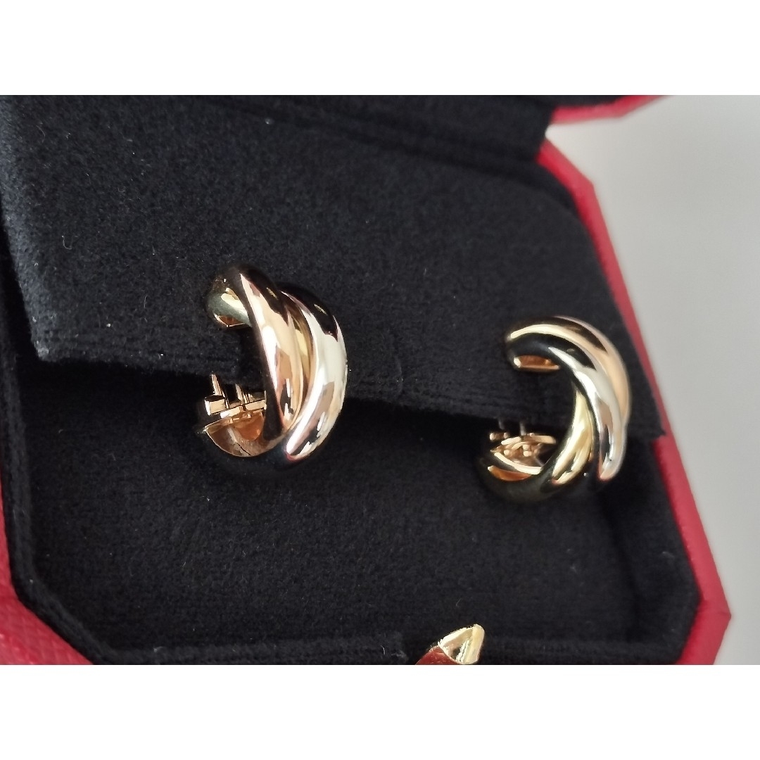 Cartier - 美品カルティエトリニティピアス クラシックサイズ Cartier - 美品カルティエトリニティピアス クラシックサイズ