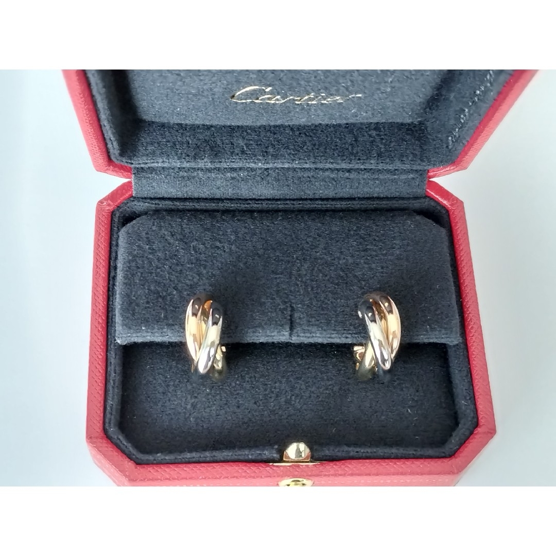 Cartier - 美品カルティエトリニティピアス クラシックサイズ Cartier - 美品カルティエトリニティピアス クラシックサイズ