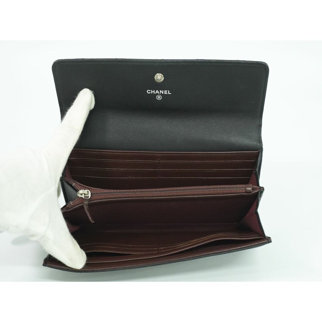CHANEL - 本物 CHANEL シャネル ココマーク マトラッセ 長財布 CHANEL - 本物 CHANEL シャネル ココマーク マトラッセ 長財布