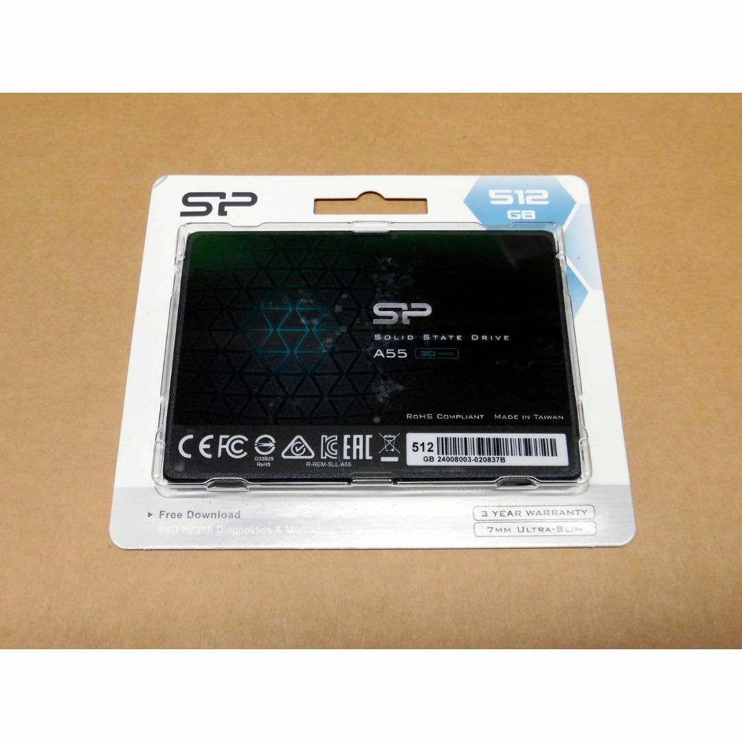 SSD SP 512GB ② スマホ/家電/カメラのPC/タブレット(PCパーツ)の商品写真