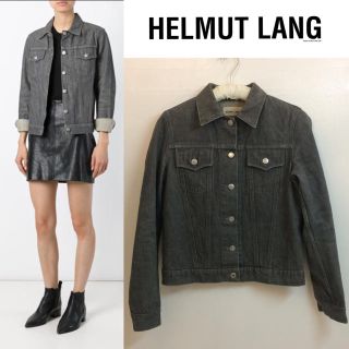 ヘルムートラング(HELMUT LANG)のHELMUT LANG ヘルムートラング ITALY製 デニムジャケット 38(Gジャン/デニムジャケット)