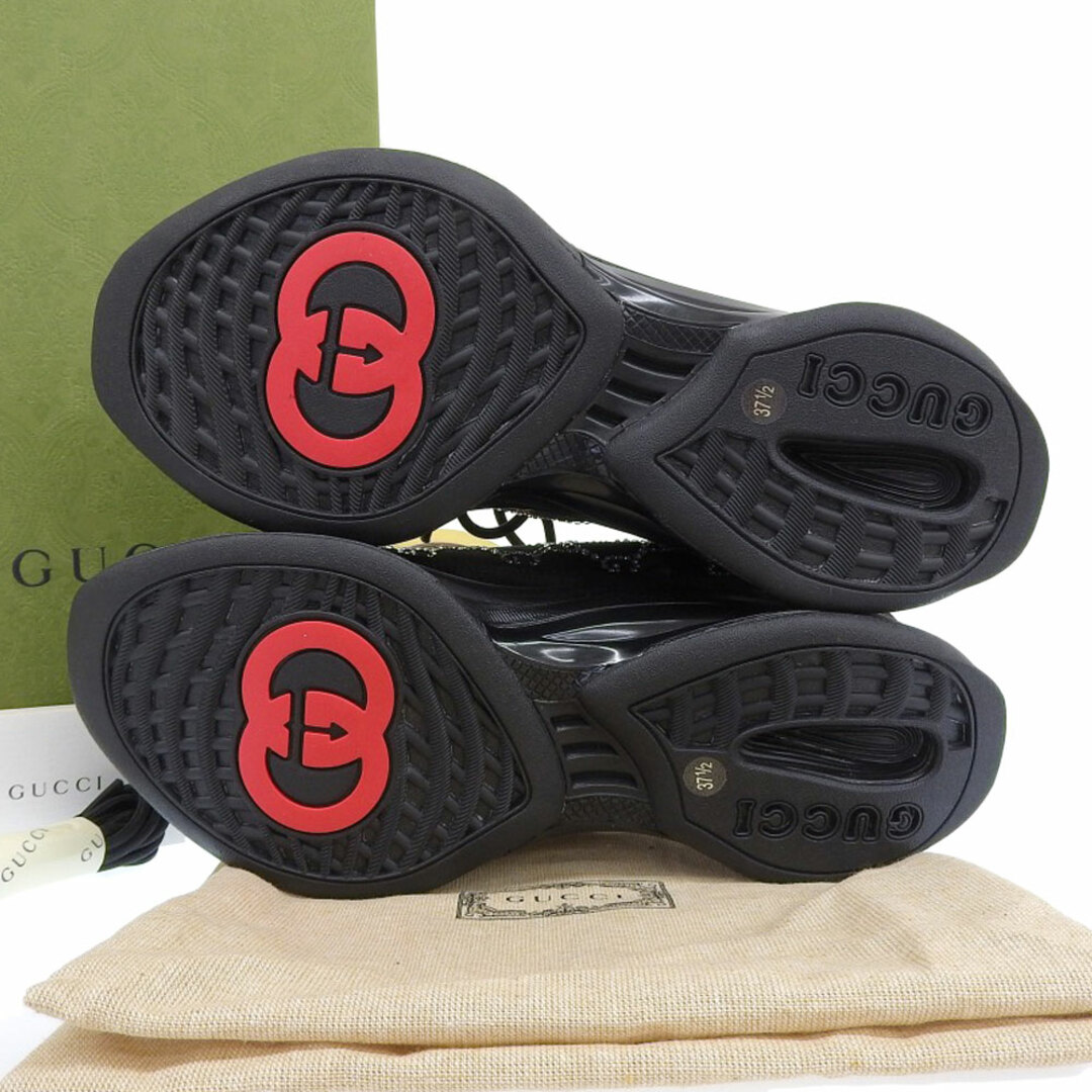 GUCCI - グッチ 新品同様 GUCCI RUN GG総柄 ラインストーン GUCCI - グッチ 新品同様 GUCCI RUN GG総柄 ラインストーン