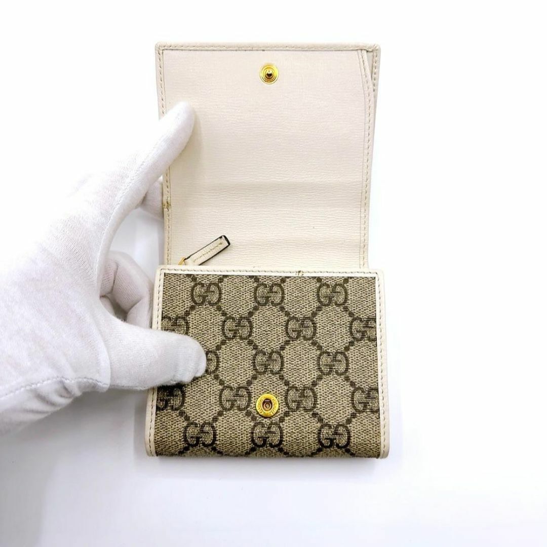 GUCCI - ◇グッチ◇GGスプリーム/621891/ホースビット/三つ折り GUCCI - ◇グッチ◇GGスプリーム/621891/ホースビット/三つ折り