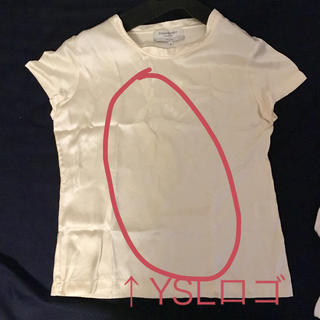 サンローラン(Saint Laurent)のイヴサンローラン Ｔシャツ 白(Tシャツ(半袖/袖なし))