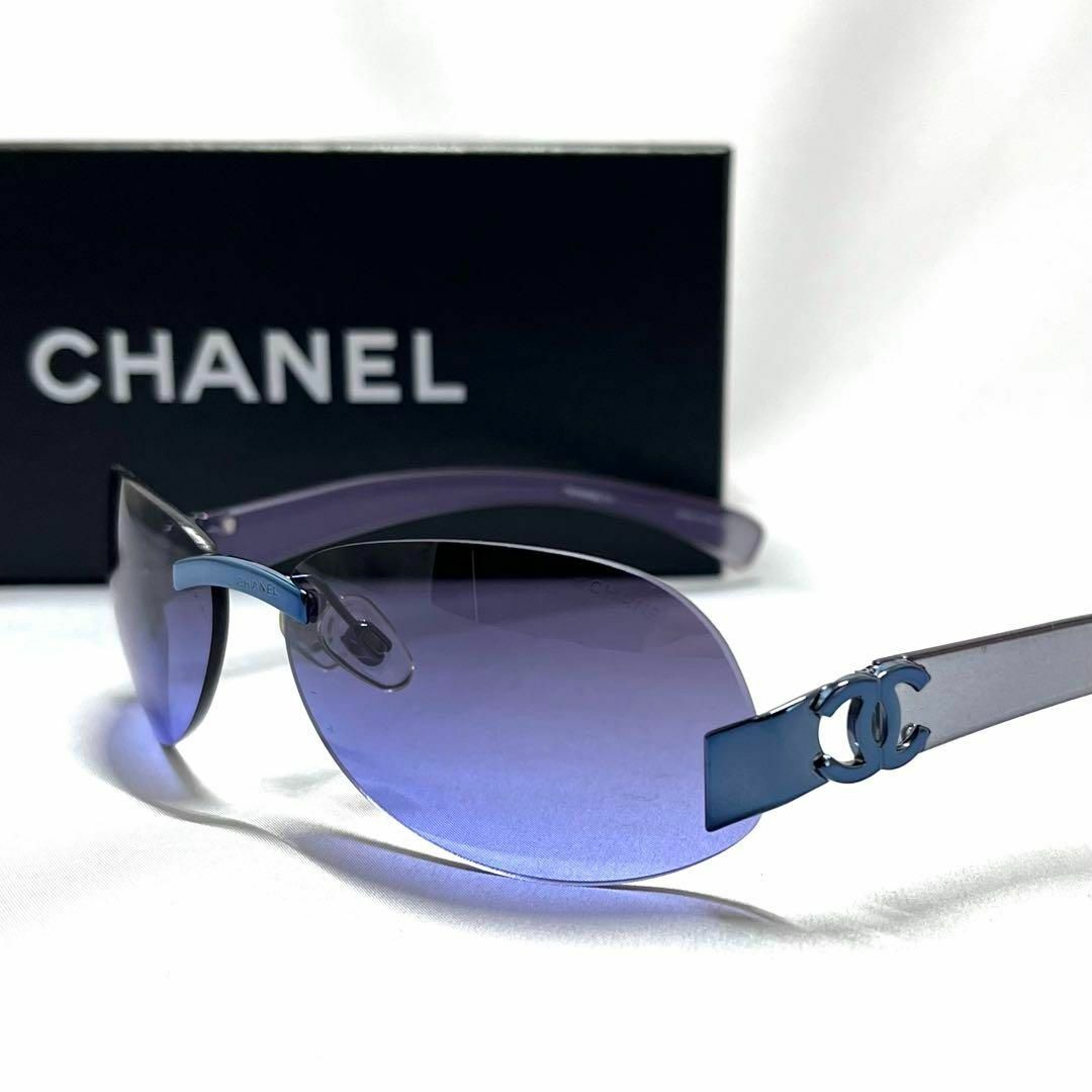 CHANEL - 【イタリア製】CHANEL シャネル ココマーク リムレス CHANEL - 【イタリア製】CHANEL シャネル ココマーク リムレス