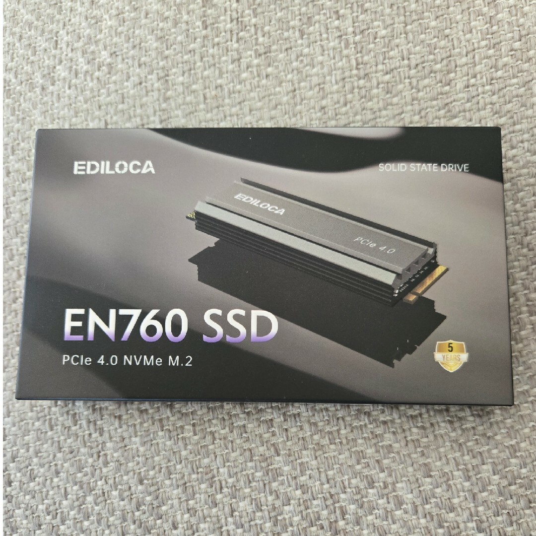 新品 NVMe SSD 2TB M.2 pcle 4.0 2280 en760 スマホ/家電/カメラのPC/タブレット(PCパーツ)の商品写真