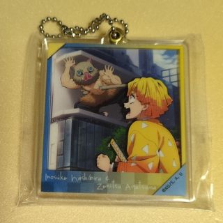 鬼滅の刃 新店舗記念描き下ろしイラスト スライドアクリルキーホルダー善逸＆伊之助(キーホルダー)