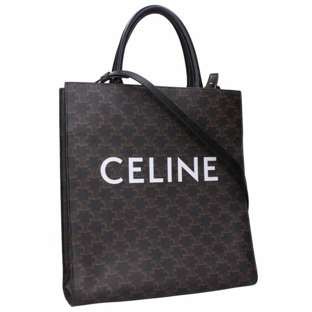CELINE - セリーヌ バーティカルカバ ミディアム レザー2way CELINE - セリーヌ バーティカルカバ ミディアム レザー2way