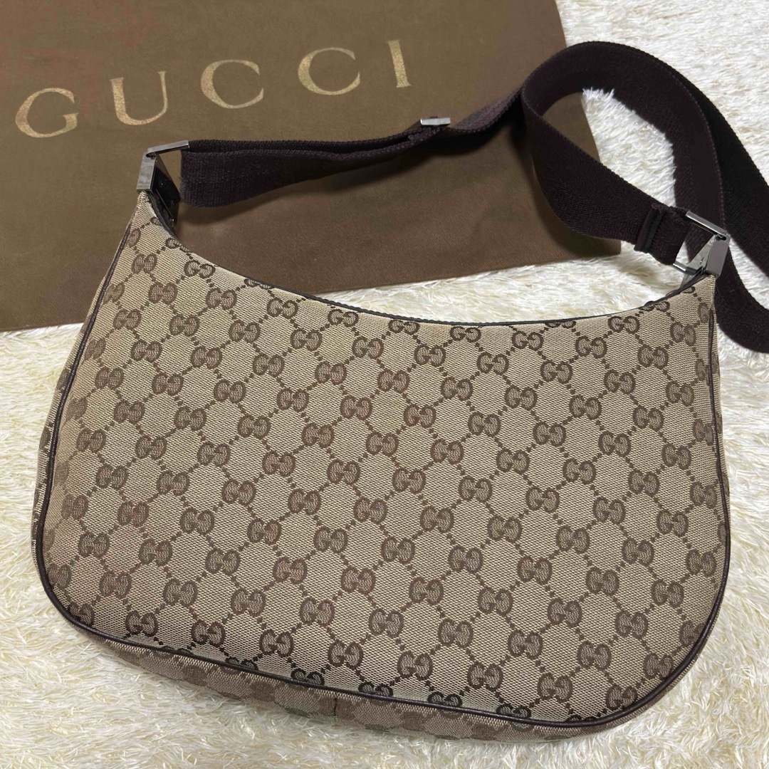 GUCCI - 178✨極美品✨グッチ ショルダーバッグ GGキャンバス GUCCI - 178✨極美品✨グッチ ショルダーバッグ GGキャンバス