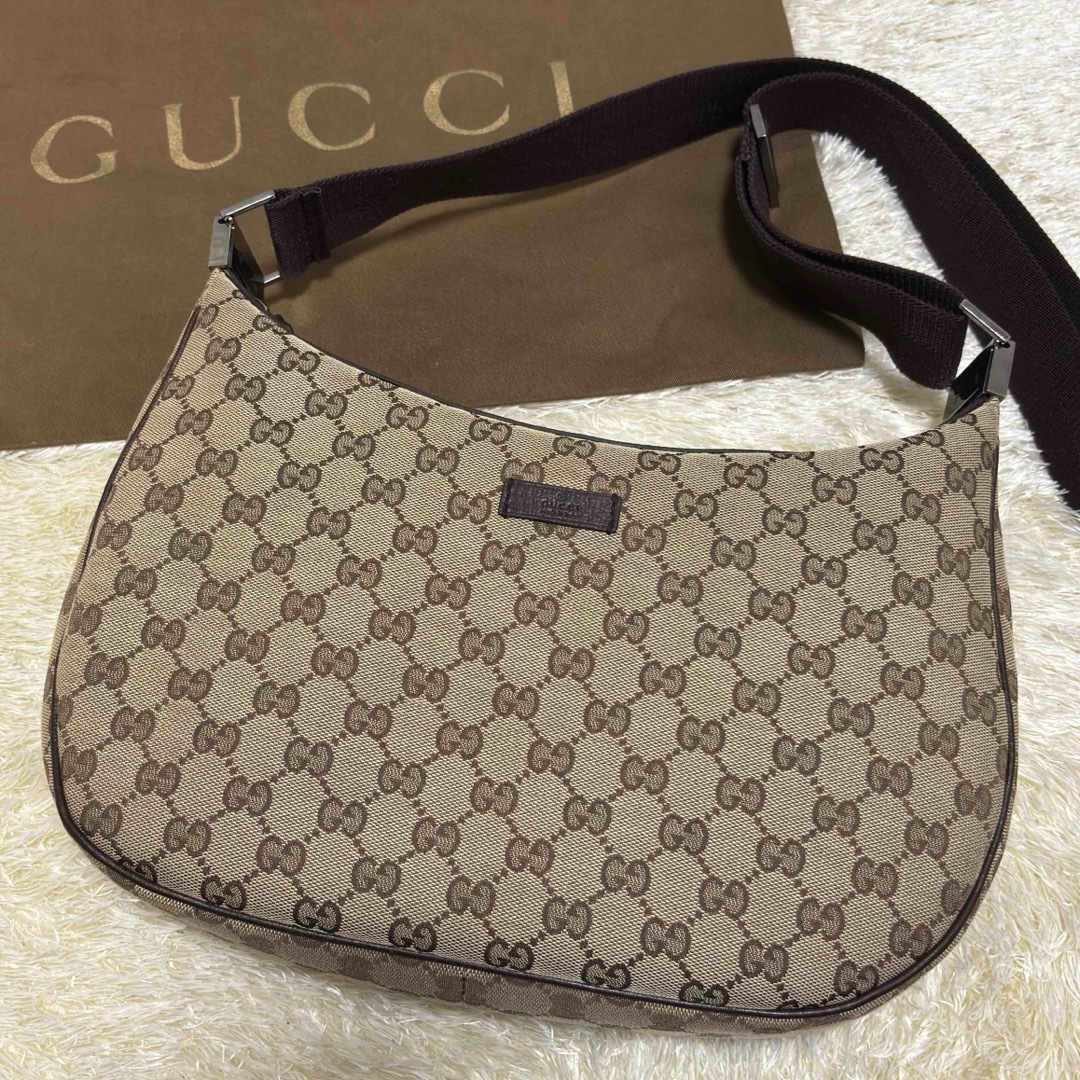 GUCCI - 178✨極美品✨グッチ ショルダーバッグ GGキャンバス GUCCI - 178✨極美品✨グッチ ショルダーバッグ GGキャンバス