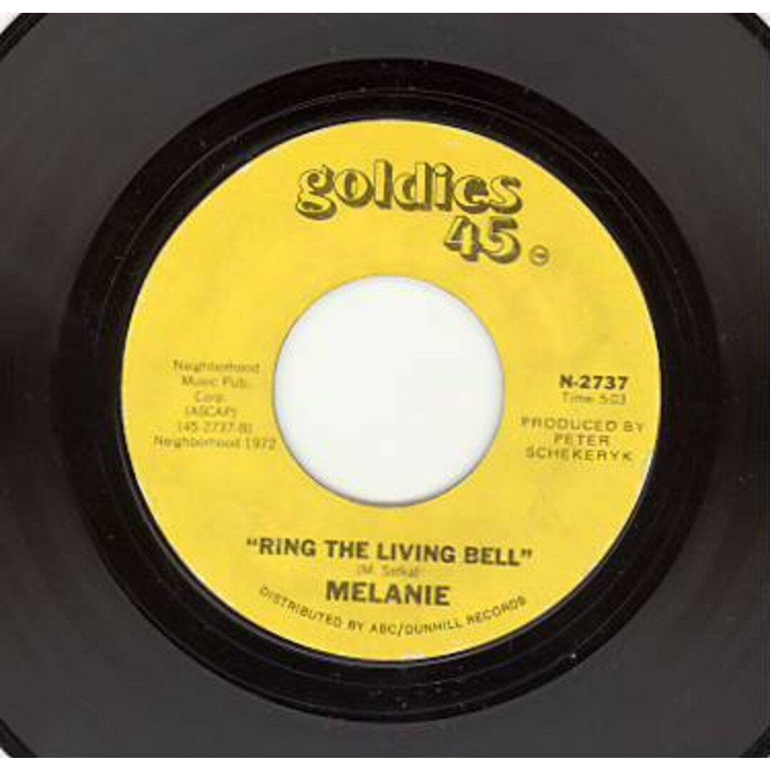 米7” Melanie Brand New Key N2737 Goldies 45 /00080 エンタメ/ホビーのエンタメ その他(その他)の商品写真