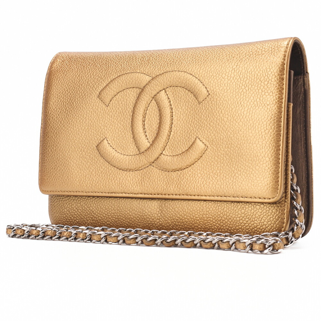 CHANEL - CHANEL シャネル ココマーク チェーンウォレット CHANEL - CHANEL シャネル ココマーク チェーンウォレット