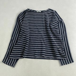 プランテーション(Plantation)のプランテーション　カットソー　長袖　ゆったり　希少ボーダー　少しドルマンスリーブ(カットソー(長袖/七分))