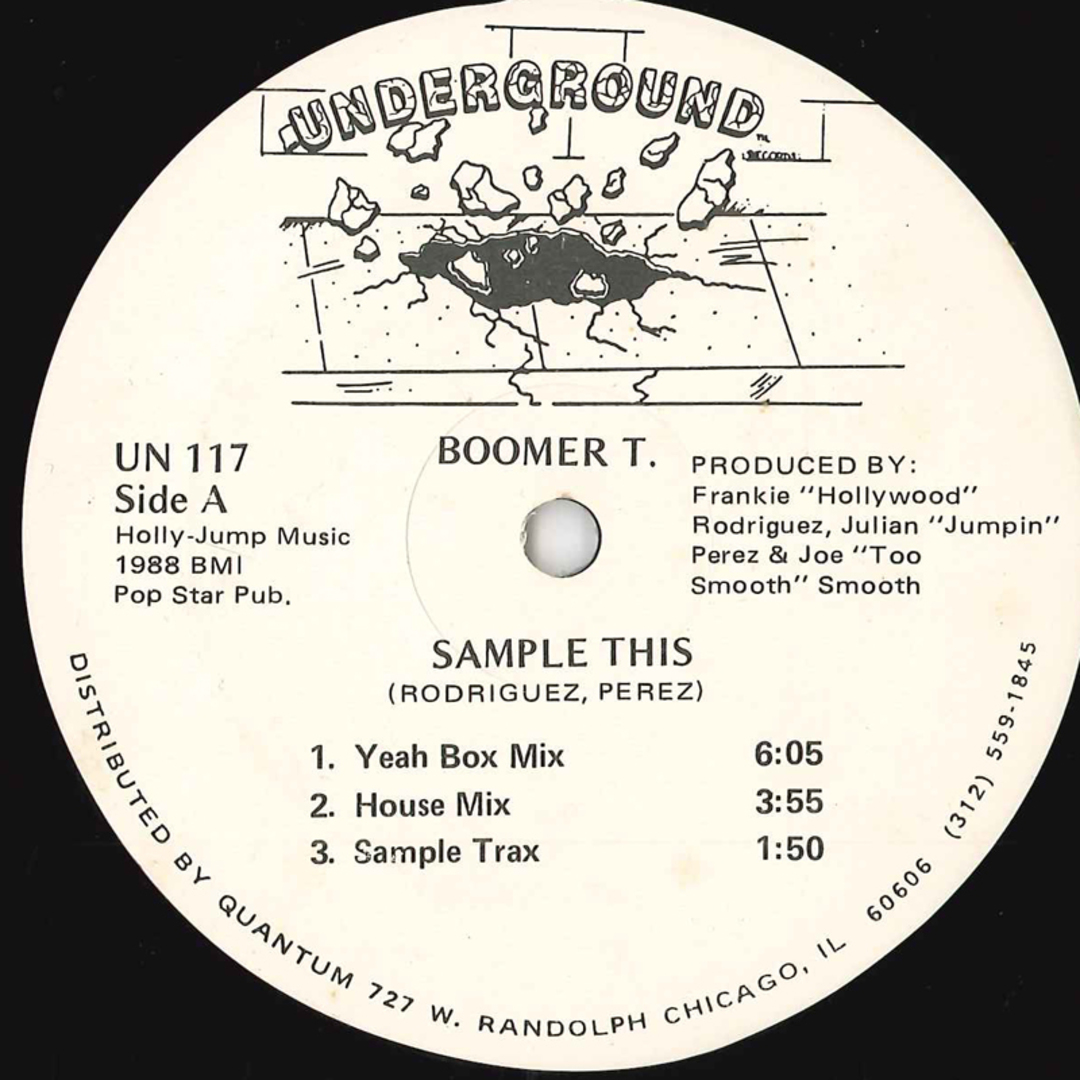 米12” Boomer T. Sample This UN117 UNDERGROUND /00260 エンタメ/ホビーのエンタメ その他(その他)の商品写真