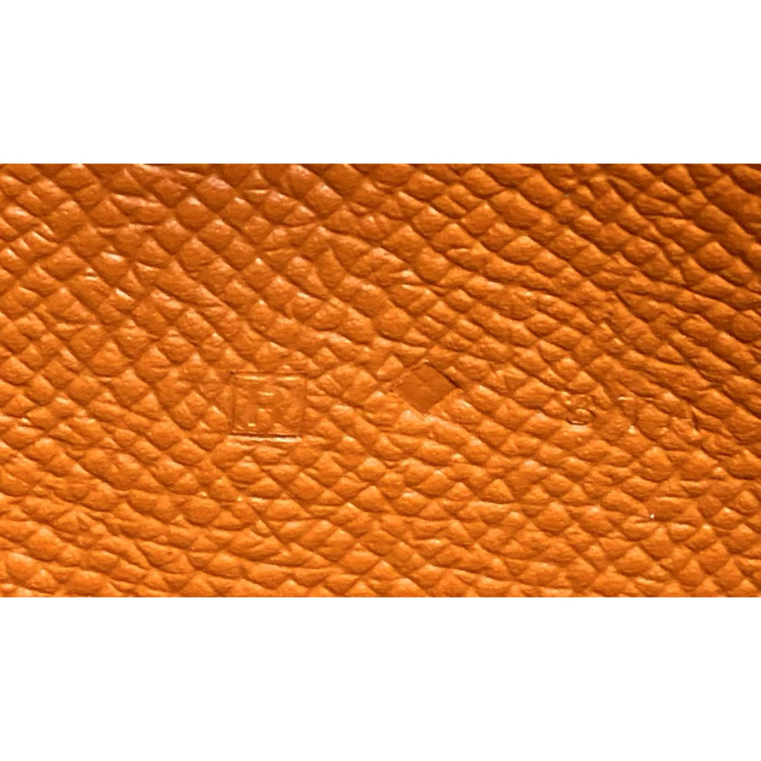 HERMES - 未使用☆エルメス ベアン スフレ オレンジ 長財布 HERMES - 未使用☆エルメス ベアン スフレ オレンジ 長財布