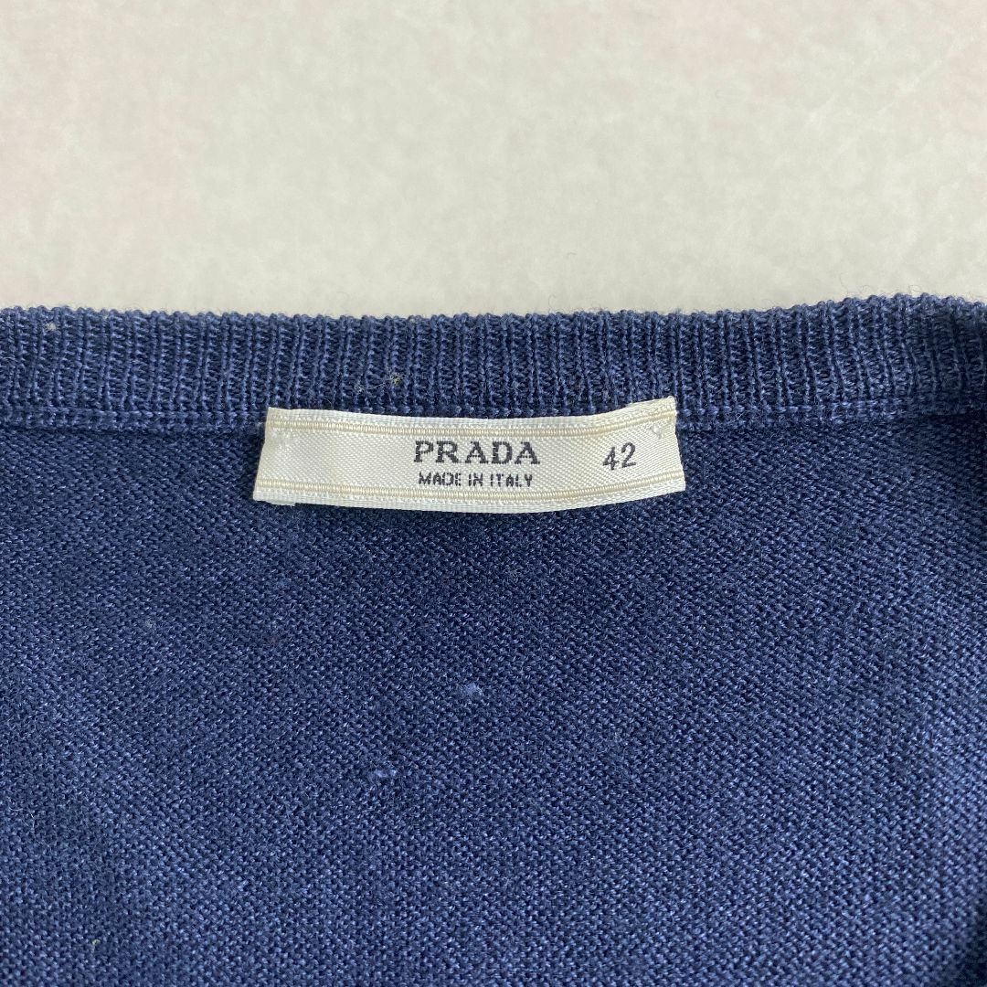 PRADA - 【春物 新入荷】‡PRADA/プラダ‡ウールシルクニット/半袖