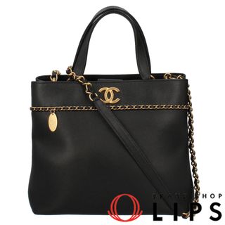 CHANEL - シャネル 2WAYチェーンハンドバッグ キャビアスキン CHANEL - シャネル 2WAYチェーンハンドバッグ キャビアスキン