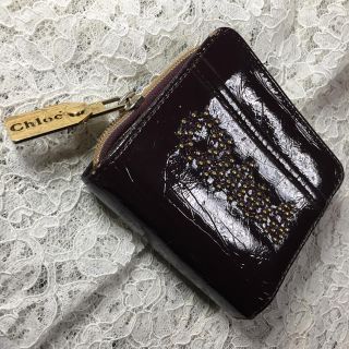 クロエ(Chloe)の❤️chloe'❤️二つ折り財布❤️エナメル❤️(財布)