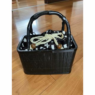 竹製　浴衣　和装バック(かごバッグ/ストローバッグ)