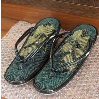 ビーズ草履　草履　和装小物
