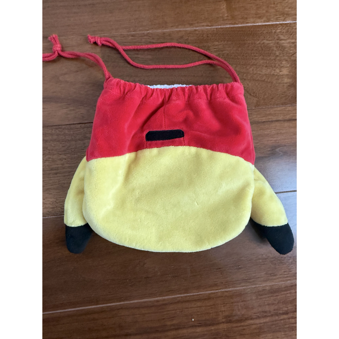 ポケモン(ポケモン)のサトシのピカチュウ　巾着 エンタメ/ホビーのおもちゃ/ぬいぐるみ(キャラクターグッズ)の商品写真