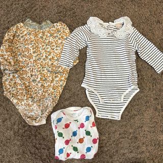 petit main ロンパース 3点セット