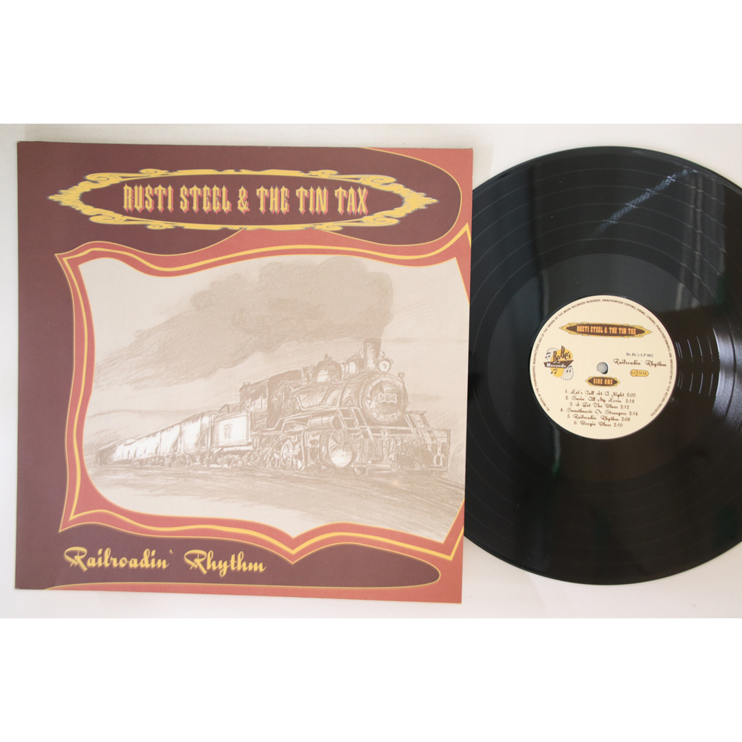 独LP Rusti Steel & The Tin Tax Railroadin Rhythm BEBES002 BE BES /00260 エンタメ/ホビーのエンタメ その他(その他)の商品写真